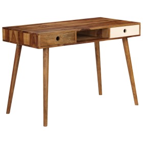 Solid sheesham wood desk 110x55x76 cm by vidaXL, Desks - Ref: Foro24-246225, Price: 237,28 €, Discount: %