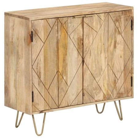 Aparador de madera maciza de mango 80x30x75 cm de vidaXL, Aparadores - Ref: Foro24-246155, Precio: 218,62 €, Descuento: %