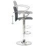 Küchenhocker 2 Stück Kunstleder grau von vidaXL, Küchenhocker - Ref: Foro24-324705, Preis: 107,61 €, Rabatt: %