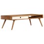 Solid sheesham wood coffee table 110x50x35 cm by vidaXL, Coffee table - Ref: Foro24-246223, Price: 218,77 €, Discount: %