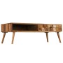 Solid sheesham wood coffee table with honey finish 110x50x37 cm by vidaXL, Coffee table - Ref: Foro24-246201, Price: 153,62 €...