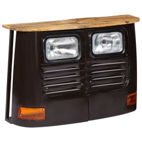 Truck-shaped sideboard solid dark gray mango wood by vidaXL, Sideboards - Ref: Foro24-246244, Price: 321,99 €, Discount: %