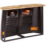 LKW-förmiges Sideboard aus massivem dunkelgrauem Mangoholz von vidaXL, Sideboards - Ref: Foro24-246244, Preis: 322,96 €, Raba...