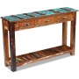 Mesa consola de madera maciza reciclada 120x30x76 cm de vidaXL, Aparadores - Ref: Foro24-243328, Precio: 326,64 €, Descuento: %