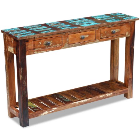 Solid recycled wood console table 120x30x76 cm by vidaXL, Sideboards - Ref: Foro24-243328, Price: 326,64 €, Discount: %