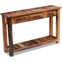 Mesa consola de madera maciza reciclada 120x30x76 cm de vidaXL, Aparadores - Ref: Foro24-243328, Precio: 326,64 €, Descuento: %