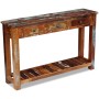 Mesa consola de madera maciza reciclada 120x30x76 cm de vidaXL, Aparadores - Ref: Foro24-243328, Precio: 326,64 €, Descuento: %