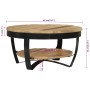 Rough mango wood coffee table 65x32 cm by vidaXL, Coffee table - Ref: Foro24-244675, Price: 114,89 €, Discount: %