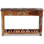 Mesa consola de madera maciza reciclada 120x30x76 cm de vidaXL, Aparadores - Ref: Foro24-243328, Precio: 326,64 €, Descuento: %