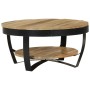 Mesa de centro de madera de mango rugosa 65x32 cm de vidaXL, Mesas de centro - Ref: Foro24-244675, Precio: 112,13 €, Descuent...