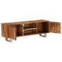 Solid sheesham wood TV stand with honey finish 118x30x40 cm by vidaXL, TV Furniture - Ref: Foro24-246203, Price: 209,34 €, Di...