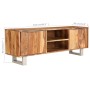 Solid sheesham wood TV stand with honey finish 118x30x40 cm by vidaXL, TV Furniture - Ref: Foro24-246203, Price: 209,34 €, Di...