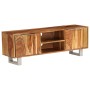 Solid sheesham wood TV stand with honey finish 118x30x40 cm by vidaXL, TV Furniture - Ref: Foro24-246203, Price: 209,34 €, Di...