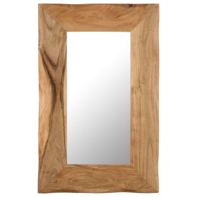 Solid acacia wood makeup mirror 50x80 cm by vidaXL, Mirrors - Ref: Foro24-246268, Price: 72,99 €, Discount: %