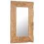 Espejo para maquillaje de madera maciza de acacia 50x80 cm de vidaXL, Espejos - Ref: Foro24-246268, Precio: 72,99 €, Descuent...