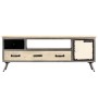 Solid mango wood and steel TV cabinet 120x30x45 cm by vidaXL, TV Furniture - Ref: Foro24-246282, Price: 171,64 €, Discount: %