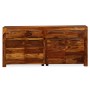 Aparador de madera maciza de sheesham 160x35x75 cm de vidaXL, Aparadores - Ref: Foro24-243943, Precio: 636,17 €, Descuento: %