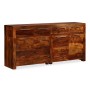 Aparador de madera maciza de sheesham 160x35x75 cm de vidaXL, Aparadores - Ref: Foro24-243943, Precio: 636,17 €, Descuento: %