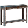 Mesa consola de madera maciza vintage 118x30x80 cm de vidaXL, Mesas auxiliares - Ref: Foro24-244962, Precio: 189,61 €, Descue...