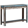 Mesa consola de madera maciza vintage 118x30x80 cm de vidaXL, Mesas auxiliares - Ref: Foro24-244962, Precio: 189,61 €, Descue...