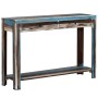 Mesa consola de madera maciza vintage 118x30x80 cm de vidaXL, Mesas auxiliares - Ref: Foro24-244962, Precio: 189,61 €, Descue...