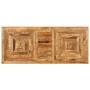 Escritorio de madera maciza de mango 118x50x75 cm de vidaXL, Escritorios - Ref: Foro24-246338, Precio: 137,13 €, Descuento: %