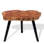 Mesa de centro de tronco madera maciza de acacia (55-60)x40 cm de vidaXL, Mesas de centro - Ref: Foro24-243957, Precio: 113,4...