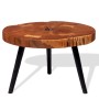 Mesa de centro de tronco madera maciza de acacia (55-60)x40 cm de vidaXL, Mesas de centro - Ref: Foro24-243957, Precio: 113,4...