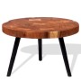 Mesa de centro de tronco madera maciza de acacia (55-60)x40 cm de vidaXL, Mesas de centro - Ref: Foro24-243957, Precio: 113,4...