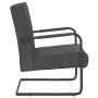 Dark Gray Velvet Cantilever Chair by vidaXL, Armchairs - Ref: Foro24-325725, Price: 128,99 €, Discount: %