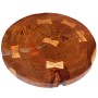 Mesa de centro de tronco madera maciza de acacia (55-60)x40 cm de vidaXL, Mesas de centro - Ref: Foro24-243957, Precio: 113,4...