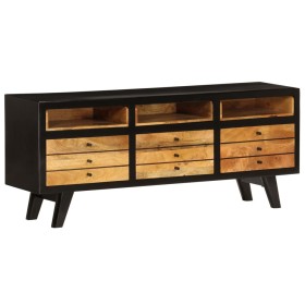 Solid mango wood TV cabinet 120x30x50 cm by vidaXL, TV Furniture - Ref: Foro24-246326, Price: 180,99 €, Discount: %