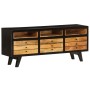 Solid mango wood TV cabinet 120x30x50 cm by vidaXL, TV Furniture - Ref: Foro24-246326, Price: 200,85 €, Discount: %