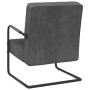 Dark Gray Velvet Cantilever Chair by vidaXL, Armchairs - Ref: Foro24-325725, Price: 128,99 €, Discount: %