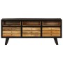 Solid mango wood TV cabinet 120x30x50 cm by vidaXL, TV Furniture - Ref: Foro24-246326, Price: 200,85 €, Discount: %