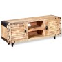 Rough mango wood TV cabinet 120x30x50 cm by vidaXL, TV Furniture - Ref: Foro24-244009, Price: 241,99 €, Discount: %