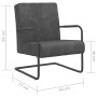 Dark Gray Velvet Cantilever Chair by vidaXL, Armchairs - Ref: Foro24-325725, Price: 128,99 €, Discount: %