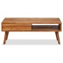 Mesa de centro con cajón tallado madera maciza 100x50x40 cm de vidaXL, Mesas de centro - Ref: Foro24-244974, Precio: 282,99 €...