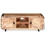 Rough mango wood TV cabinet 120x30x50 cm by vidaXL, TV Furniture - Ref: Foro24-244009, Price: 241,99 €, Discount: %