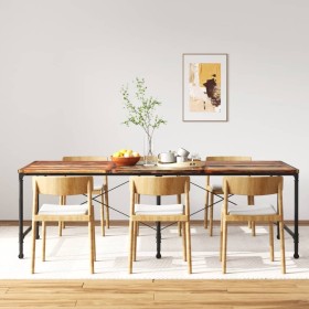 Mesa de comedor de madera maciza reciclada 240 cm de vidaXL, Mesas de cocina y de comedor - Ref: Foro24-243994, Precio: 407,9...