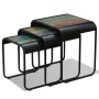 Stackable tables 3 units recycled solid wood by vidaXL, Side tables - Ref: Foro24-243286, Price: 170,78 €, Discount: %