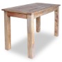 Recycled solid wood dining table 120x60x77 cm by vidaXL, Kitchen and dining tables - Ref: Foro24-244496, Price: 256,17 €, Dis...