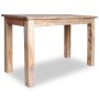 Recycled solid wood dining table 120x60x77 cm by vidaXL, Kitchen and dining tables - Ref: Foro24-244496, Price: 256,17 €, Dis...