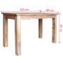 Recycled solid wood dining table 120x60x77 cm by vidaXL, Kitchen and dining tables - Ref: Foro24-244496, Price: 256,17 €, Dis...