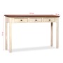 Mesa consola de madera maciza de mango 120x30x76 cm de vidaXL, Aparadores - Ref: Foro24-245155, Precio: 208,99 €, Descuento: %