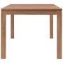 Solid teak wood dining table with natural finish, 180x90x76 cm. by vidaXL, Kitchen and dining tables - Ref: Foro24-246951, Pr...