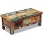 Coffee table with drawers solid recycled wood 90x45x35 cm by vidaXL, Coffee table - Ref: Foro24-243321, Price: 259,99 €, Disc...