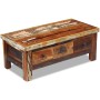 Mesa de centro con cajones madera maciza reciclada 90x45x35 cm de vidaXL, Mesas de centro - Ref: Foro24-243321, Precio: 294,2...