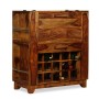 Mueble bar madera maciza de sheesham 85x40x95 cm de vidaXL, Armarios para vino y licores - Ref: Foro24-243948, Precio: 484,62...