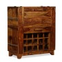 Mueble bar madera maciza de sheesham 85x40x95 cm de vidaXL, Armarios para vino y licores - Ref: Foro24-243948, Precio: 484,62...